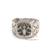 925 Ayar Gümüş Desenli Yüzük thumbnail 4