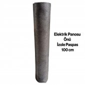 Siyah Elektrikçi Paspası İzole Halı Yalıtkan Paspas Elektrik Panosu Önü Serilen 3 mm 100 x 100 cm - 1