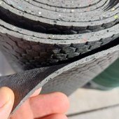 Siyah Elektrikçi Paspası İzole Halı Yalıtkan Paspas Elektrik Panosu Önü Serilen 3 mm 100 x 100 cm - 2