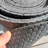 Siyah Elektrikçi Paspası İzole Halı Yalıtkan Paspas Elektrik Panosu Önü Serilen 3 mm 100 x 100 cm - 3