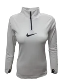 Nike 0743 Kadın Kolu Baskılı Pro Crop Sweatshirt - 9