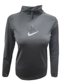 Nike 0743 Kadın Kolu Baskılı Pro Crop Sweatshirt - 6