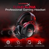 HyperX Cloud Alpha Kablolu Mikrofonlu Kulak Üstü Oyuncu Kulaklığı - 1