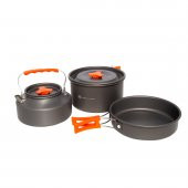 FreeCamp Alüminyum Çaydanlıklı Tencere Seti - 1