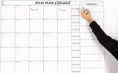 5 Adet 110×100 Cm Aylık Plan Çizelgesi Akıllı Kağıt Tahta - 1