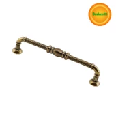 Buket Eskitme Antik Sarı (128 mm-12.8 cm) Metal Mobilya Mutfak Çekmece Dolap Kulpu Kulbu Kulpları - 5