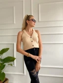 Kadın İtalyan Reglan Yelek Milk - 3