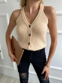 Kadın İtalyan Reglan Yelek Milk - 1