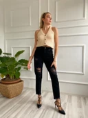 Kadın İtalyan Reglan Yelek Milk - 6