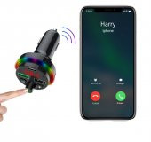 Sprange STF1 Rgb Işıklı PD 25W + QC 3.1A Şarj Bluetooth 5.1V Fm Transmitter - 5