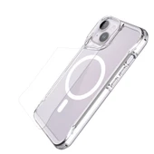 Vendas iPhone 13 Uyumlu ( iPhone 13 ) Door Serisi Magsafe Destekli Darbe Direçli Elektroplated Şeffaf Kılıf - 8