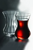 Paşabahçe Emirgan Nude Kristal 6 lı Çay Bardak 64071 145 cc - 1