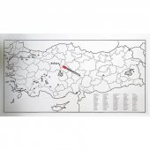 2 Harita Birden – 110×56 Cm Türkiye Ve Dünya Haritası Seti - 1