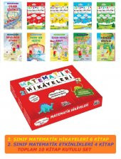 Hayat 2. Sınıf Matematik Hikayeleri ve Etkinlikleri 10 Kitap Set - 1