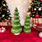 2'li Çam Ağacı Yılbaşı, Xmas, Christmas 17 cm - 2