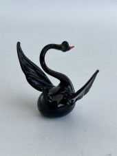 El Yapımı Murano Cam Kuğu Biblo A57 thumbnail 4