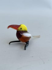 El Yapımı Murano Cam Kuş Biblo A69-01 thumbnail 2