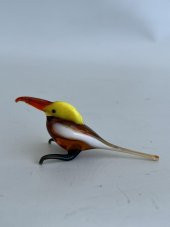 El Yapımı Murano Cam Kuş Biblo A69-01 thumbnail 3