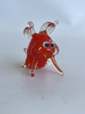 El Yapımı Murano Cam Domuz Biblo A73-02 thumbnail 2