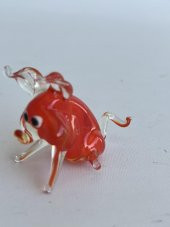 El Yapımı Murano Cam Domuz Biblo A73-02 thumbnail 6