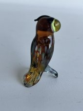 El Yapımı Murano Cam Baykuş Biblo A83 thumbnail 3