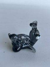 El Yapımı Murano Cam Tavşan Biblo A87 thumbnail 4