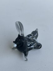 El Yapımı Murano Cam Tavşan Biblo A87 thumbnail 6