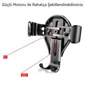 Baseus Otomatik Mekanizma Gravity Torpido Üstü Araç İçi Telefon Tutucu Araç Tutucu Sarsılmaz Vantuzlu - 3