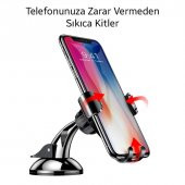 Baseus Otomatik Mekanizma Gravity Torpido Üstü Araç İçi Telefon Tutucu Araç Tutucu Sarsılmaz Vantuzlu - 5