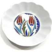 PORLAND PORSELEN 6'LI 127912 LALEHAN ÇAY TABAĞI - 1