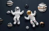 Astronot Uzay Dev Boy Polyester - 4