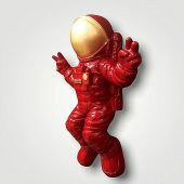 Astronot Uzay Dev Boy Polyester - 1