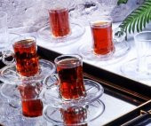 Kosova Cam 6'lı Çay Seti 0105 - 1