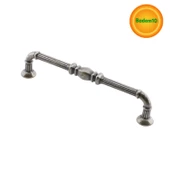 Buket Eskitme Antik Gümüş (128 mm-12.8 cm) Metal Mobilya Mutfak Çekmece Dolap Kulpu Kulbu Kulpları thumbnail 5