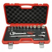 İzeltaş 1/2" Altı Köşe Lokma Anahtar Takımı 17 Parça U Kolsuz - 1