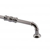 Mobilya Mutfak Dolabı Çekmece Dolap Kapak Kulpu Kulbu Füme 128 mm Metal Kulp - 4