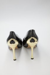 Merry Gold Topuk Gizli Aksesuarlı Stiletto - 5