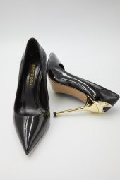 Merry Gold Topuk Gizli Aksesuarlı Stiletto - 6