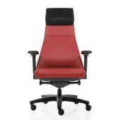 xDrive Konak Business Çalışma Koltuğu Large Deri Kırmızı - 1