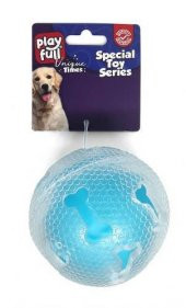 Playfull Kemik Desenli Kauçuk Köpek Oyuncağı 7,5 Cm - 2