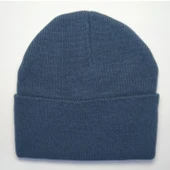 Katlamalı Renkli Bere Basic Düzrenk Bere  Fuşya Battal Standart thumbnail 3