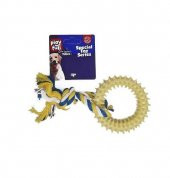 Playfull Plastik ve İpli Köpek Oyuncağı 18 Cm - 1