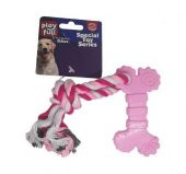 Playfull Plastik ve İpli Köpek Oyuncağı 18 Cm - 1