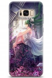 Samsung Galaxy S8 Kılıf Orijinal Seri Anime 27 Yeşil Saçlı Lazer Kesim Silikon Sarı - 1