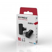 Syrox DT30T-TT Type 3.0 Type-C /Type-C / Type- C Dönüştürücü Kulaklık Şarj Dönüştürücü Siyah - 2