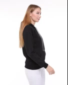 Backpacker Kadın Sweatshirt Kapüşonlu Fermuarlı Siyah - 3