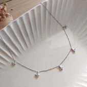 Vaoov 925 Ayar Gümüş Rodyumlu Kelebek Kolye thumbnail 2