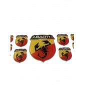 ABARTH LOGOLU DAMLA STICKER TAKIM (11 PARÇA) thumbnail 2