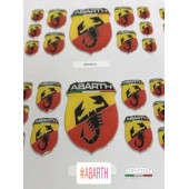 ABARTH LOGOLU DAMLA STICKER TAKIM (11 PARÇA) thumbnail 5