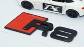 DK Tuning R8 Bagaj Siyah 3M 3D Yazı Logo Audi İle Uyumlu - 4